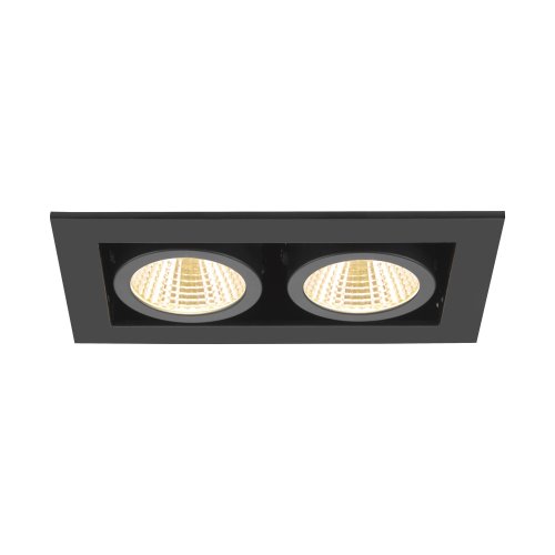 SLV KADUX, plafondinbouwarmatuur, double, 3000K, 38&deg;, IP 20, vierkant, zwa - Slv 1007559 5 rgb - 20026438