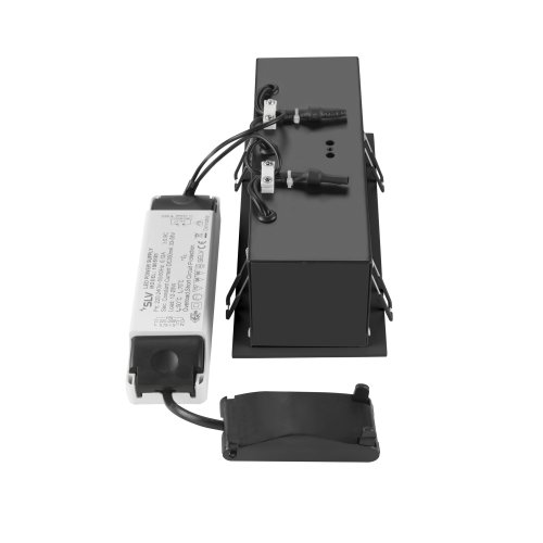 SLV KADUX, plafondinbouwarmatuur, triple, 3000K, 38&deg;, IP 20, vierkant, zwa - Slv 1007567 2 rgb - 20026440