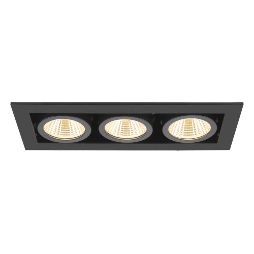 SLV KADUX, plafondinbouwarmatuur, triple, 3000K, 38&deg;, IP 20, vierkant, zwa - Slv 1007567 5 rgb - 20026440
