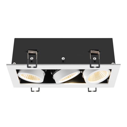 SLV KADUX, plafondinbouwarmatuur, triple, 3000K, 38&deg;, IP 20, vierkant, wit - Slv 1007568 1 h rgb - 20026441