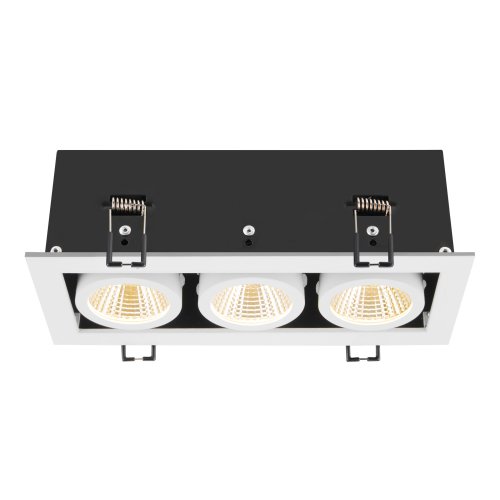 SLV KADUX, plafondinbouwarmatuur, triple, 3000K, 38&deg;, IP 20, vierkant, wit - Slv 1007568 4 rgb - 20026441