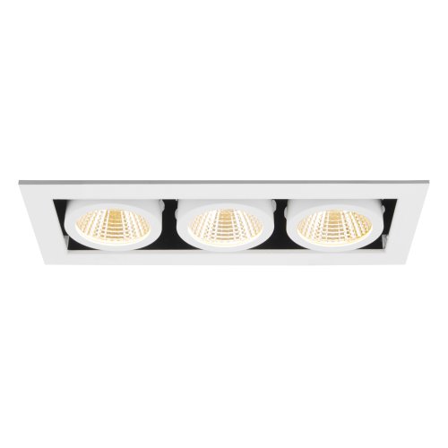 SLV KADUX, plafondinbouwarmatuur, triple, 3000K, 38&deg;, IP 20, vierkant, wit - Slv 1007568 5 rgb - 20026441