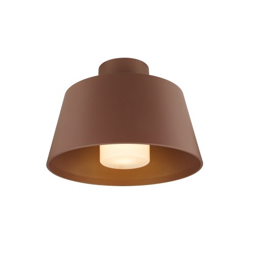 SLV PHOTONI, plafondopbouwarmatuur, conisch, 1 x max. 13 W, E27, roest - Slv 1007582 2 rgb - 20026447