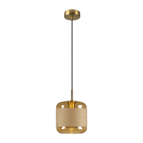 SLV PANTILO ROPE 20, pendelarmatuur, 250 cm, E27, 15 W, goud - Slv 1007589 1 h rgb - 20026454