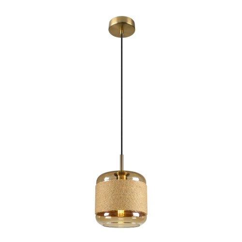SLV PANTILO ROPE 20, pendelarmatuur, 250 cm, E27, 15 W, goud - Slv 1007589 2 rgb - 20026454