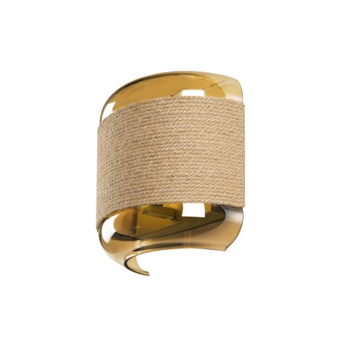 SLV PANTILO ROPE, wandopbouwarmatuur, anders, 1 x max.. 15 W G9, goud - Slv 1007595 1 h rgb - 20026460