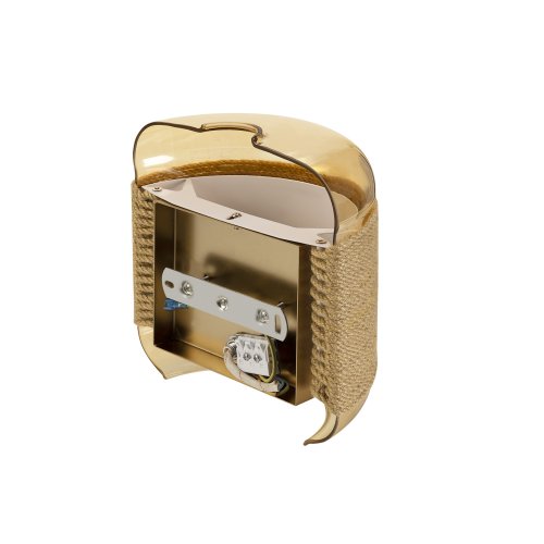 SLV PANTILO ROPE, wandopbouwarmatuur, anders, 1 x max.. 15 W G9, goud - Slv 1007595 2 rgb - 20026460