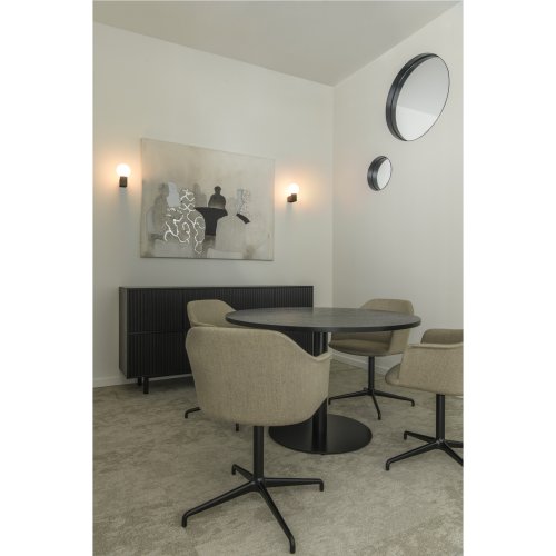 SLV VARYT, wandopbouwarmatuur, rond, 1 x max.. 6 W E14, zwart - Slv 1007603 a1 h rgb - 20026468