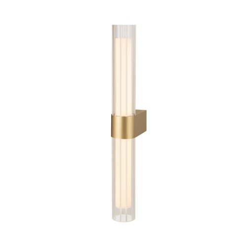 SLV LYGANT double, wandopbouwarmatuur, 3000K, 11 W, messing - Slv 1007616 1 h rgb - 20026481
