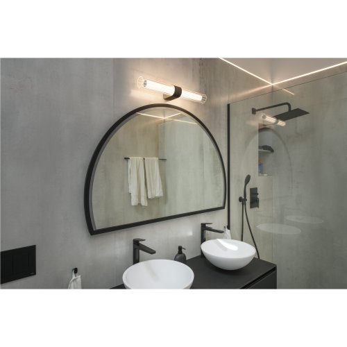 SLV LYGANT double, wandopbouwarmatuur, 3000K, 11 W, zwart - Slv 1007618 a1 h rgb - 20026483