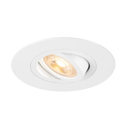SLV NEW TRIA&reg; 75 XL, plafondinbouwlamp, rond, max. 10W GU10, wit - Slv 1007624 1 h rgb - 20026489