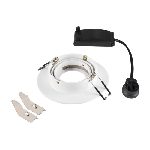 SLV NEW TRIA&reg; 75 XL, plafondinbouwlamp, rond, max. 10W GU10, wit - Slv 1007624 2 rgb - 20026489