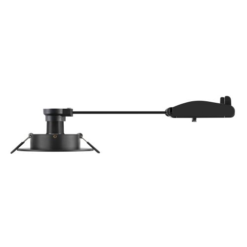 SLV NEW TRIA&reg; 75 XL, plafondinbouwlamp, rond, max. 10W GU10, zwart - Slv 1007625 3 rgb - 20026490