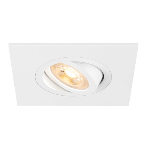 SLV NEW TRIA&reg; 75 XL, plafondinbouwlamp, vierkant, max. 10W GU10, wit - Slv 1007627 1 h rgb - 20026492