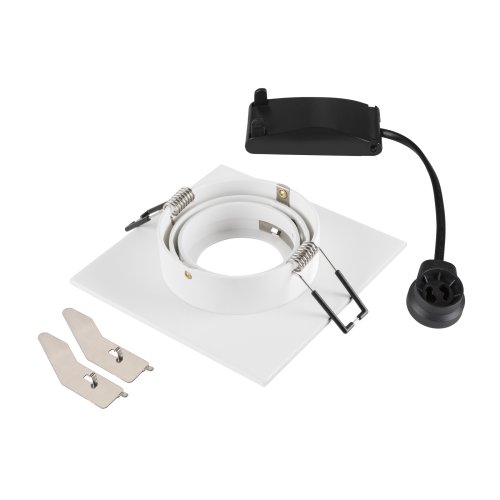 SLV NEW TRIA&reg; 75 XL, plafondinbouwlamp, vierkant, max. 10W GU10, wit - Slv 1007627 2 rgb - 20026492