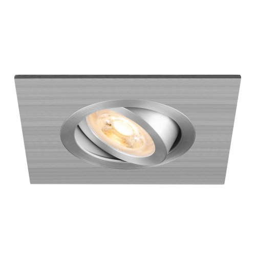 SLV NEW TRIA&reg; 75 XL, plafondinbouwlamp, vierkant, max. 10W GU10, aluminium - Slv 1007629 1 h rgb - 20026494