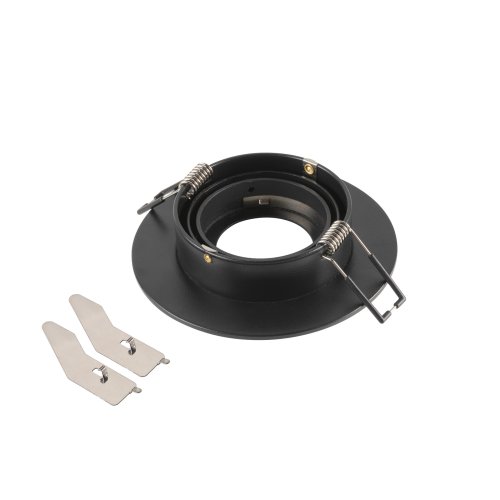 SLV NEW TRIA&reg; 75 XL, plafondinbouwring, D: 11 H: 2.6 cm, IP20, zwart - Slv 1007631 2 rgb - 20208379