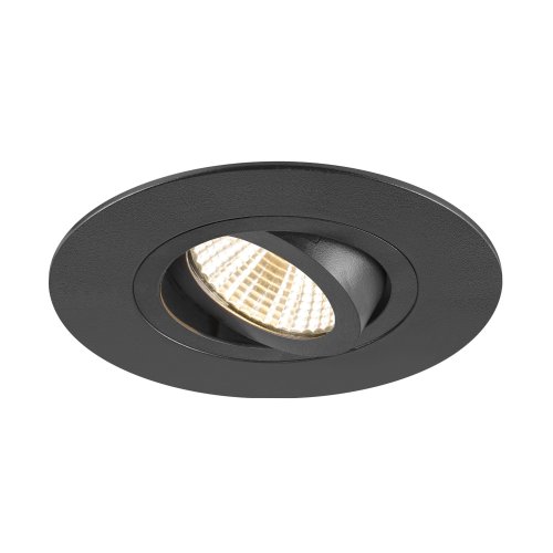 SLV NEW TRIA&reg; 75 XL, plafondinbouwring, D: 11 H: 2.6 cm, IP20, zwart - Slv 1007631 3 rgb - 20208379