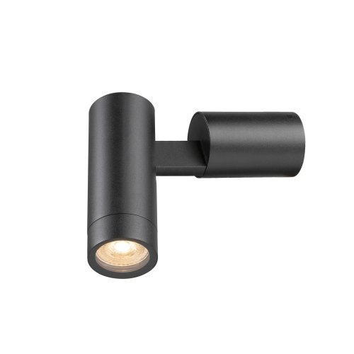 SLV S-TUBE, wandopbouwarmatuur, rond, 1 x max.. 10 W GU10, zwart - Slv 1007653 3 rgb - 20026517