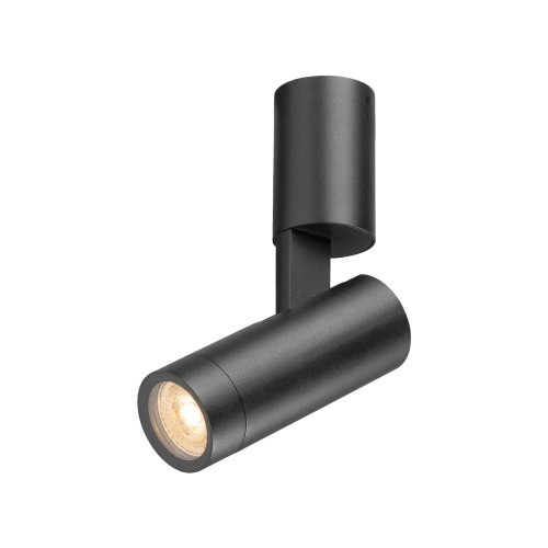 SLV S-TUBE, wandopbouwarmatuur, rond, 1 x max.. 10 W GU10, zwart - Slv 1007653 5 rgb - 20026517