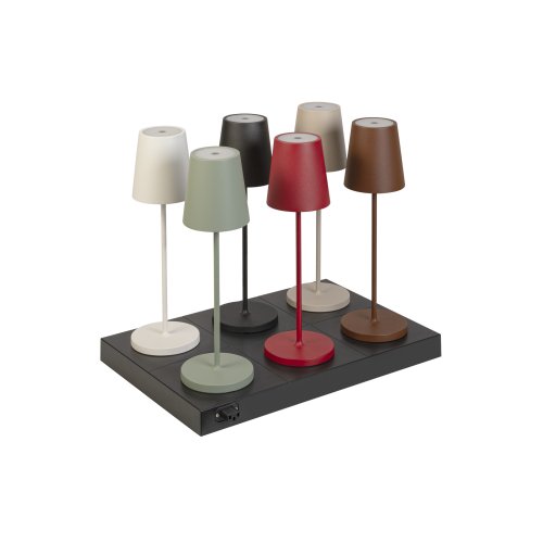 SLV VINOLINA TWO, oplaadbasis, max.. 6 armaturen, zwart - Slv 1007698 1007692 1007693 1007694 1007695 1007696 1007697 1 rgb - 20026555