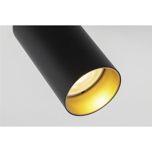 SLV KAMI, plafondopbouwarmatuur, 3 x max.. 10 W, GU10, zwart/goud - Slv 1007735 d2 rgb - 20026559