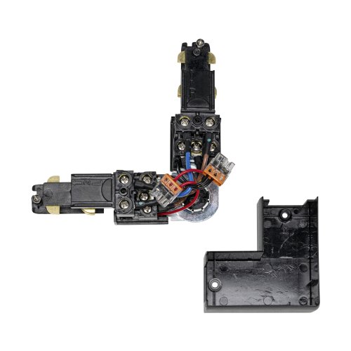 SLV S-TRACK L-verbinder, verstelbaar, met voedingsmogelijkheid, DALI, PHAS - Slv 1007816 3 rgb - 20026574