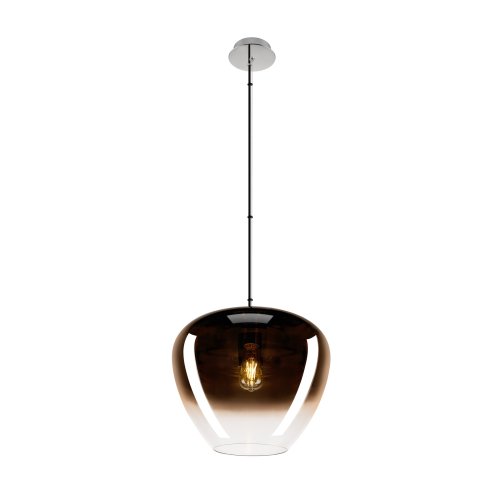 SLV PANTILO CONVEX 40, pendelarmatuur, 150cm, E27, max. 40W, koper - Slv 1007876 1 h rgb - 20026596
