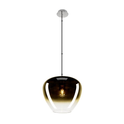SLV PANTILO CONVEX 40, pendelarmatuur, 150cm, E27, max. 40W, goud - Slv 1007877 1 h rgb - 20026597