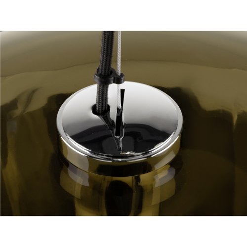 SLV PANTILO CONVEX 40, pendelarmatuur, 150cm, E27, max. 40W, goud - Slv 1007877 d2 rgb - 20026597
