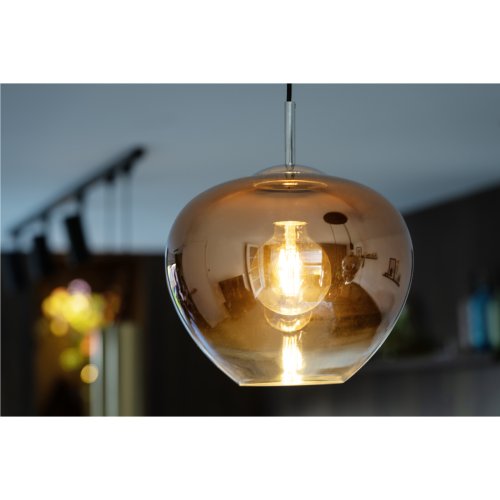 SLV PANTILO CONVEX 29, pendelarmatuur, 150cm, E27, max. 40W, koper - Slv 1007879 a1 h rgb - 20026599
