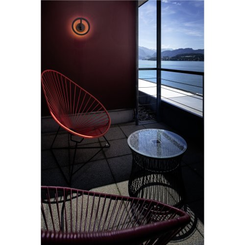 SLV Q-RING, wandarmatuur, sensor, 3000K, IP54, zwart - Slv 1007916 a1 h rgb - 20026608