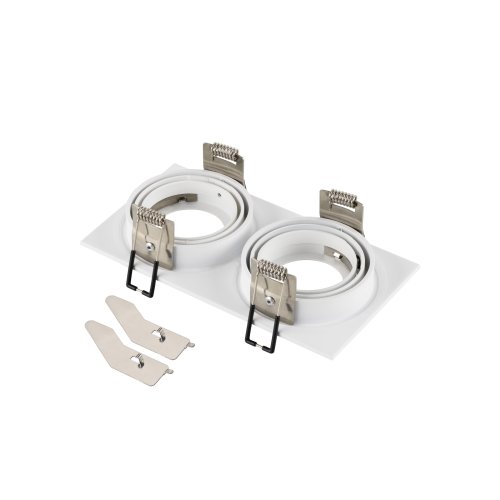 SLV NEW TRIA&reg; 155, plafondinbouwring, l: 17 B: 9 H: 4 cm, tweelamps, IP 20 - Slv 1008008 2 rgb - 20026624