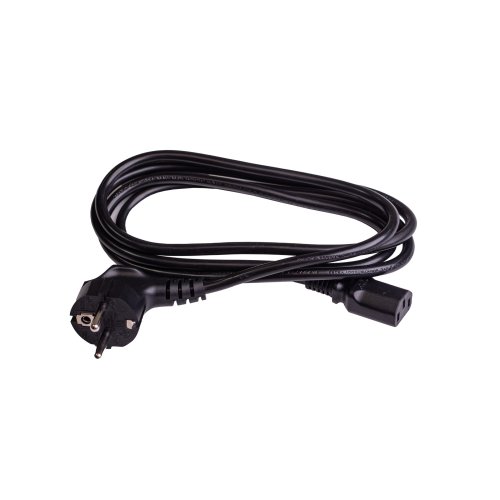 SLV Stroomkabel, lengte 1,8 m, zwart - Slv 1008029 1 h rgb - 20026638