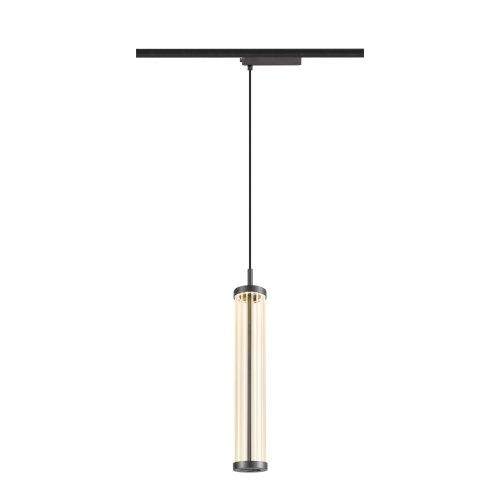 SLV QUIMERA, 1~ pendelarmatuur, pendellengte 150 cm, 2700K, PHASE, donker  - Slv 1008041 2 rgb - 20026648