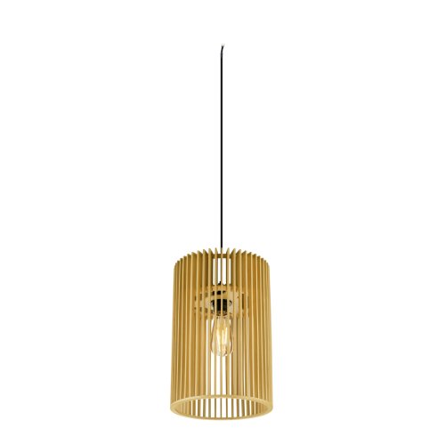 SLV WUD, pendelarmatuur, E27, cylindrical, open kabeleinde, 1x max. 60W, z - Slv 1008047 1 h rgb - 20026652