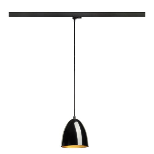 SLV PARA CONE 14, pendelarmatuur voor 3-fasesysteem, GU10, zwart/goud - Slv 1008061 1 h rgb - 20026662
