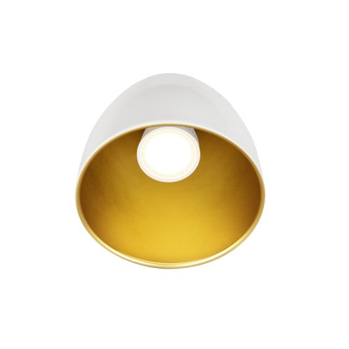 SLV PARA CONE 14, pendelarmatuur voor 3-fasesysteem, GU10, wit/goud - Slv 1008062 d2 rgb - 20026663