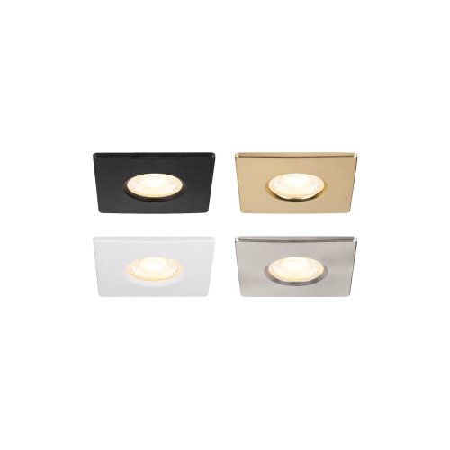 SLV UNIVERSAL DOWNLIGHT afdekking, voor downlight, IP65, rechthoekig, wit - Slv 1008065 1008096 1008095 1008097 1008098 6 rgb - 20026680