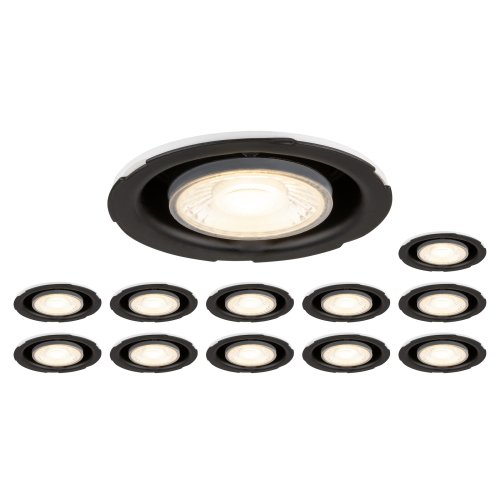 SLV Set bestaande uit 12x UNIVERSAL DOWNLIGHT PHASE IP20 38&deg;, zonder afdek - Slv 1008066 6 rgb - 20026666