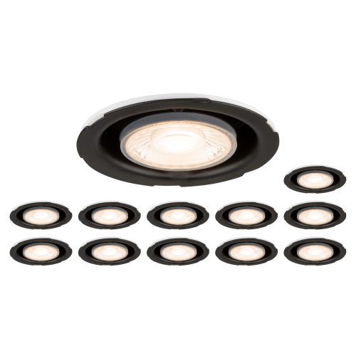 SLV Set bestaande uit 12x UNIVERSAL DOWNLIGHT PHASE IP20 38&deg;, zonder afdek - Slv 1008066 7 rgb - 20026666