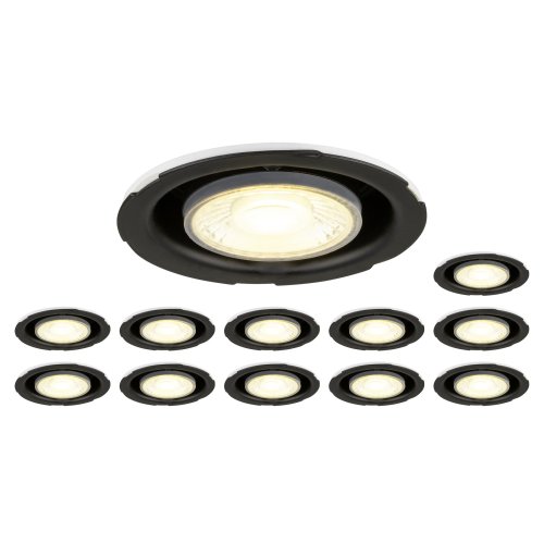 SLV Set bestaande uit 12x UNIVERSAL DOWNLIGHT PHASE IP20 38&deg;, zonder afdek - Slv 1008066 8 rgb - 20026666