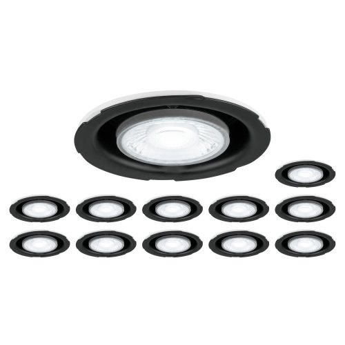 SLV Set bestaande uit 12x UNIVERSAL DOWNLIGHT PHASE IP20 38&deg;, zonder afdek - Slv 1008066 9 rgb - 20026666