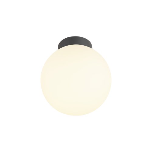 SLV SUN 20, plafondopbouwarmatuur, rond, 1x max. 60W, E27, zwart - Slv 1008125 1 h rgb - 20026707