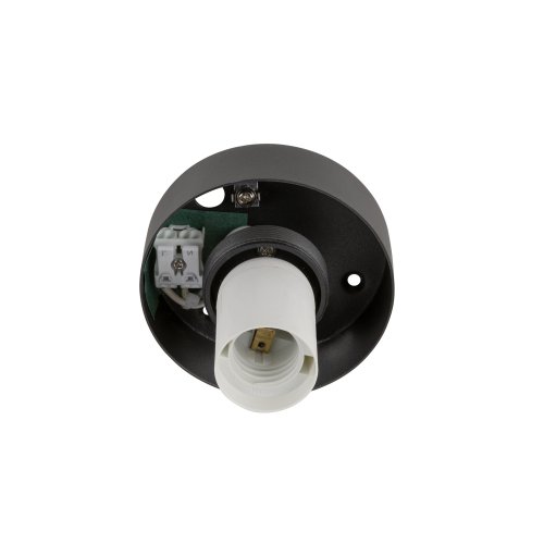 SLV SUN 20, plafondopbouwarmatuur, rond, 1x max. 60W, E27, zwart - Slv 1008125 d1 rgb - 20026707
