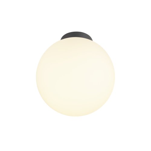 SLV SUN 30, plafondopbouwarmatuur, rond, 1x max. 60W, E27, zwart - Slv 1008127 1 h rgb - 20026709