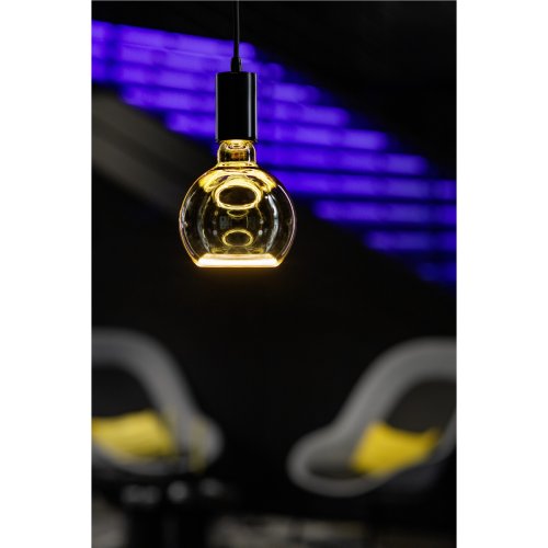 SLV LED Floating Globe 125, led lichtbron, smokey black, E27, PHASE, 6W, 1 - Slv 1008155 a1 h rgb - 20026737