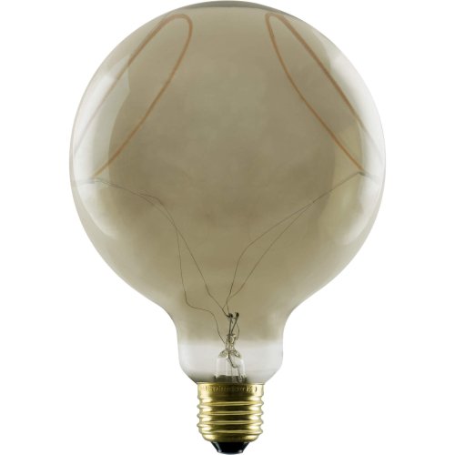 SLV LED Globe 125 2x slanting Soft Curve, led lichtbron, smokey, E27, PHAS - Slv 1008159 2 rgb - 20026741