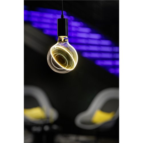 SLV LED Illusion Globe 125 slanting top, led lichtbron, smokey, E27, PHASE - Slv 1008160 a1 h rgb - 20026742