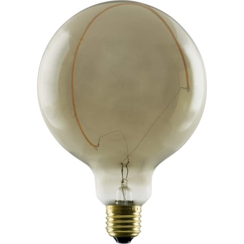 SLV LED Illusion Globe 125 Crescent slanting, led lichtbron, smokey, E27,  - Slv 1008161 2 rgb - 20026743